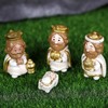 Colorful Nativity Scene Figurine Set Cute Animals Rugged Lightweight Reliable