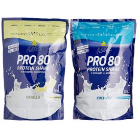 Inkospor Active Proteinshake Pro 80 Beutel 2er Mix Pack (2 x 500 g) Vanille/Cocos, 1er Pack (1 x 1 kg)