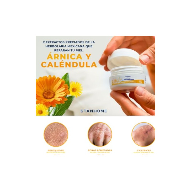 Stanhome Pomada Mágica Crema Manos Secas Hidratación Reparación 2 Piezas