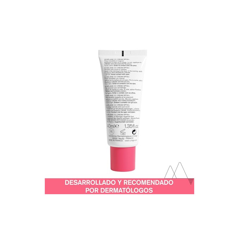 Uriage Roséliane CC Cream SPF50 tono claro 40ml - con