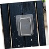 Outanaya Doorbell Rain Cover Acrylic for Outdoor Doorbells against Rain