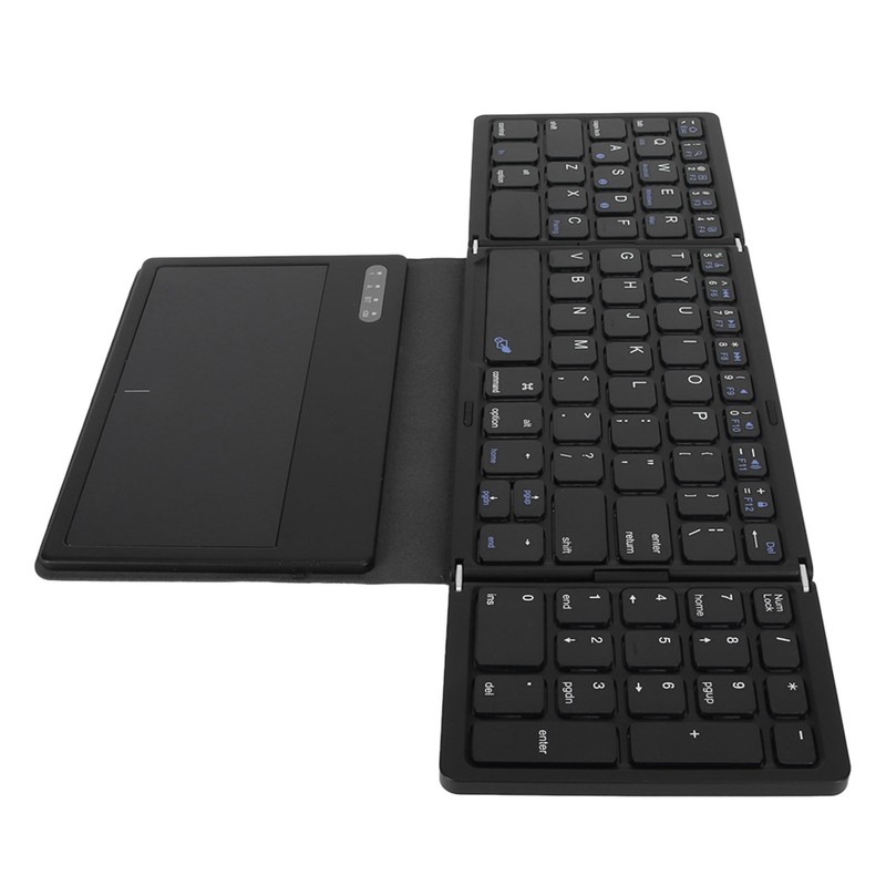 Foldable Bluetooth Keyboard Low Latency Bluetooth 5.1 Full Size Keyboard