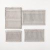 Muji NDE01A1S Nylon Mesh Bag-In Bag, Gray, A4, Vertical