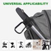 Stroller Hooks for Bags 2 Pack, Heavy Duty Stroller Clips