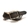 Tochigi Leather Belt, Tochigi Leather, Slider Buckle, Men's, Casual, Graduated