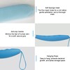 Long Handle Bath Brush, Anti-Slip Curve Handled Bath Body Brush,