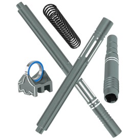 hopsupRC RC Upgrades Part for 1/10 Big Rock 3s Blx.Senton/Granite 3S BLX(Mega 550),1/8 Typhon 3S BLX&Mega 550.Aluminium Center Slider Driveshafts Center Drive Shaft CVD,Titanium