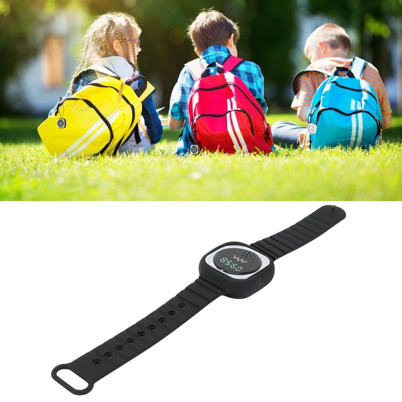 Ultrasonic Mosquito Repellent Bracelet with Time Display Anti Mosquito Wristband