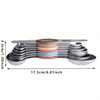 Magnetic Measuring Spoons Set 8 Pcs, Space Saving, Stackable, Precise