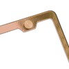 NAROWAN Silicone Back Guard License Plate Frame Rose Gold Mirror