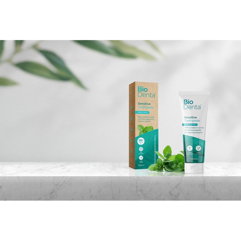BioDenta Sensitive Whitening Toothpaste, 75 ml - (Pack of 3)