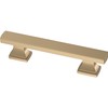 FRANKLIN BRASS Tiered Foot (10-Pack) Cabinet Handles 3" Hole Center