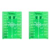 2PCS Magnetic Floor Targets Plate, Laser Target Plate Card, Target