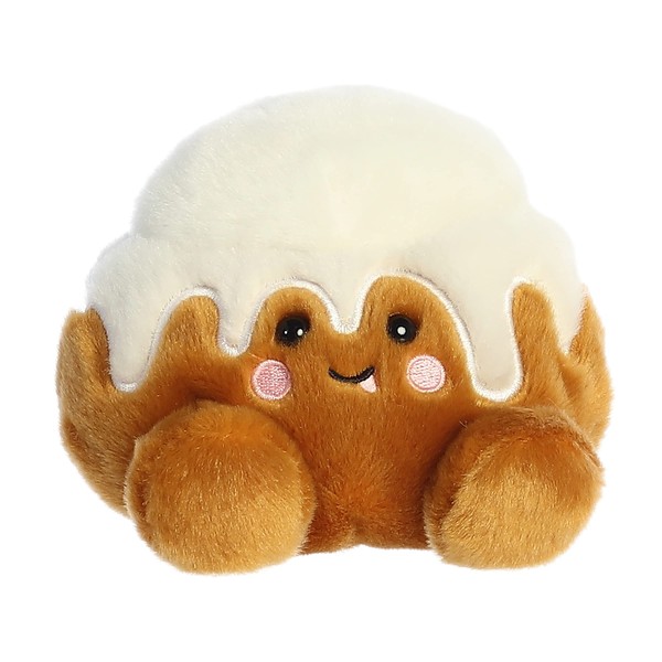 Aurora® Adorable Palm Pals™ Sugary Cinnamon Roll™ Stuffed Animal - Pocket-Sized Fun - On-The-Go Play - Brown 5 Inches