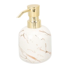 Ipetboom Press Type Hand Soap Dispenser Elegant Ceramic Lotion Replacement Bottle for Shower Gels Shampoo and Hand Soap Modern Bathroom Accessory Practical and Safe Design