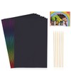 HellDoler Scratch Pictures for Children, Scratch Paper Children, 60 Sheets