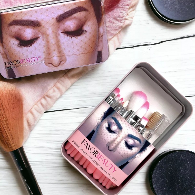 Favorbeauty Brochas De Maquillaje Kit 12 Pzs Para Maquillaje Con