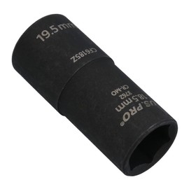 18.5mm x 19.5mm Wheel Hub Lug Nut Cap Flip Impact Socket Remover 1/2in Drive