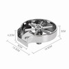 Glass Rinser for Kitchen Sink Bottle Cup Washer Sink Attachment