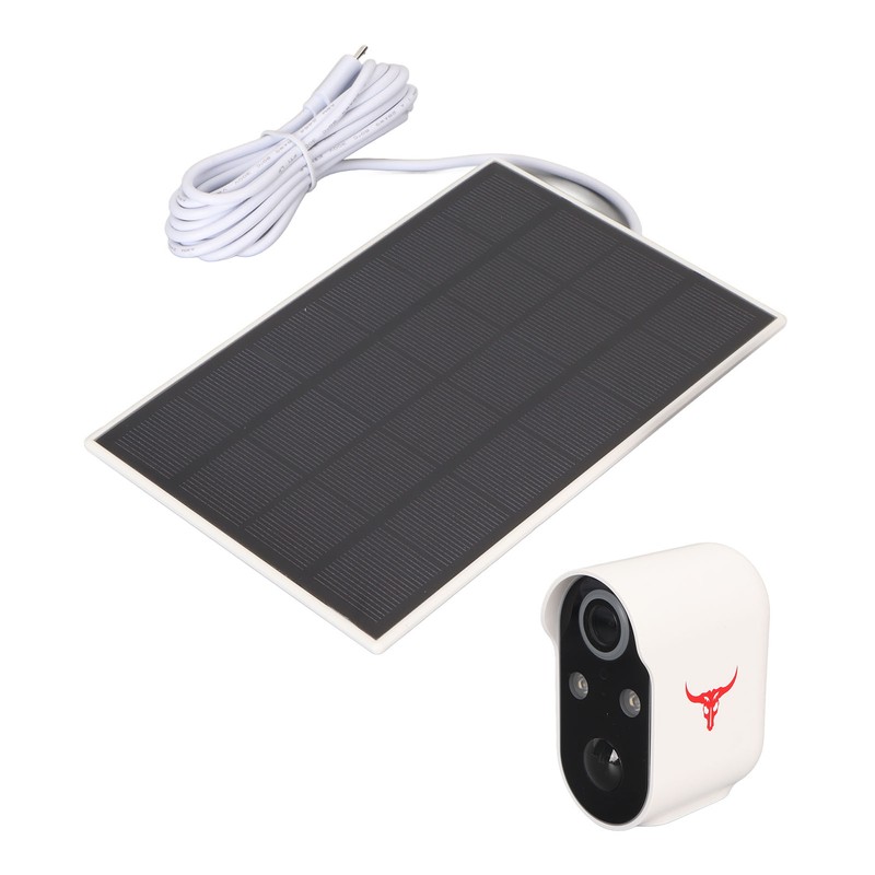 Outdoor Security Camera WiFi Battery Powered Solar Charging HD Night