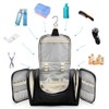 IGNPION Large Wash Bag Hanging Toiletry Bag Make Up Bag