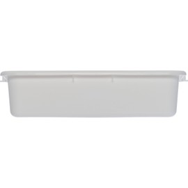 Carlisle FoodService Products N4401002 Comfort Curve™ Ergonomic Wash Basin Tote Box, 5" Deep, White