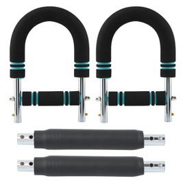 Arm Exerciser, Adjustable Resistance Workout Bar Chest Exerciser for Men, Arm Enhanced Exercise Strengthener(Color:Black)