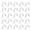 sourcing map 30Pcs PVC Pipe Straps, 50mm(2") Plastic Conduit Strap