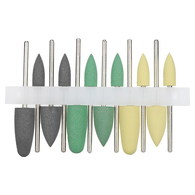 Dental Silicone Rubber Polisher Grinding Head Stainless Steel Shank Dental