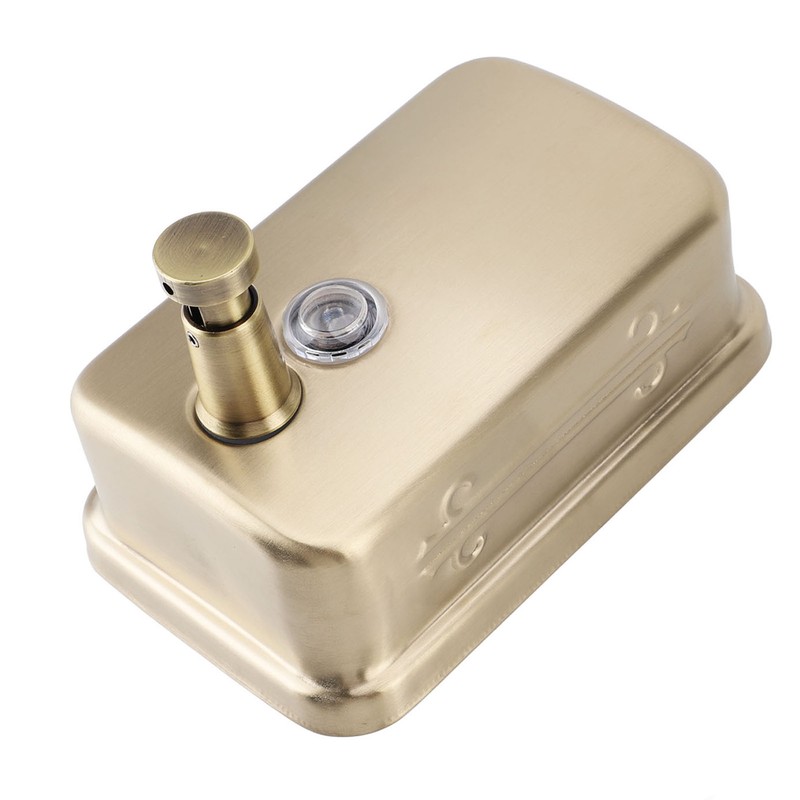 Wall Mount Commercial Soap Dispenser Large Capacity Leakproof Manual Stainless