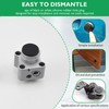 EASYEAH 4 Sizes 6.3/6.5/6.8/7 mm T-Shaped Silicone Plugs 1/4 inch