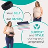 Maddie Moo Belly Band Seamless Maternity and Postpartum Shirt Extenders,