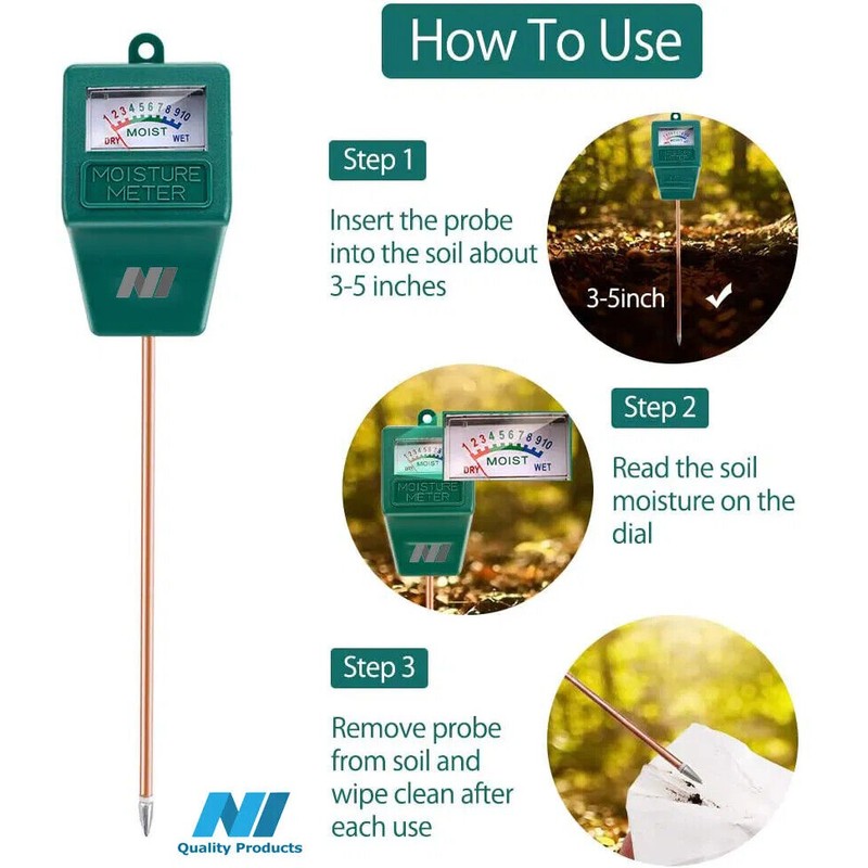 N1 Moisture Meter, Plant Soil Moisture Meter Indoor & Outdoor,