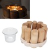 Innovative Log Candle Holder Aromatherapy Candlestick Holder Decorative Candlestick