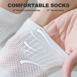 Anmahe SockWaddles Invisible Trainer Socks 6 Pairs Ladies Trainer Socks,Foot Socks Short Tube No Show Socks Women,No Show Ankle Socks Suitable for Running,School,Fitness and Leisure(Six colors)