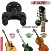 5Core Guitar Wall Mount Hanger 4Pc Hook Soft Padding Adjustable