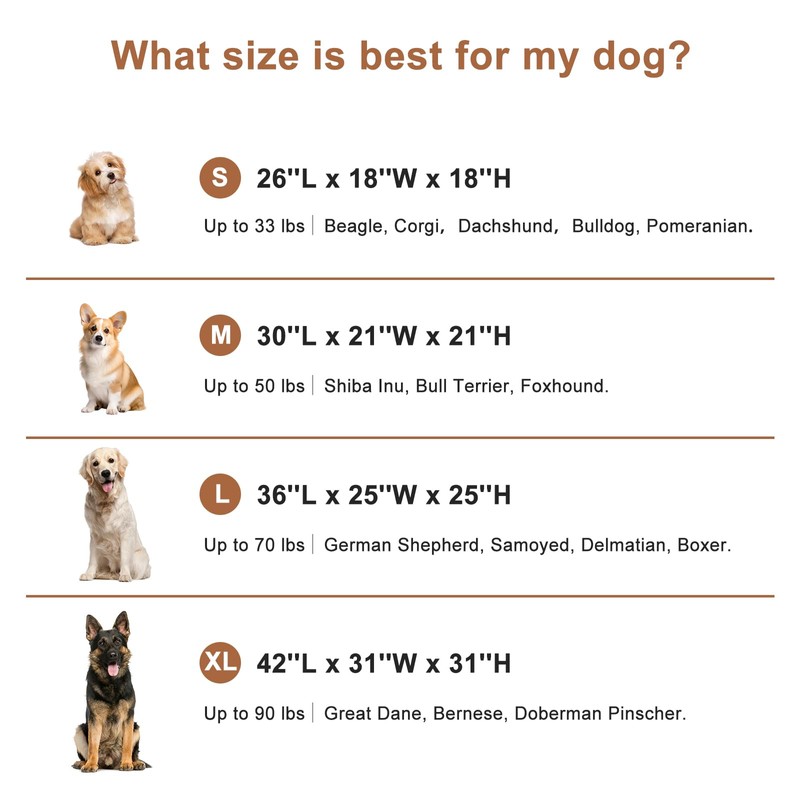 Garnpet Soft Dog Crate for Large Dogs, 4-Door Foldable Collapsible