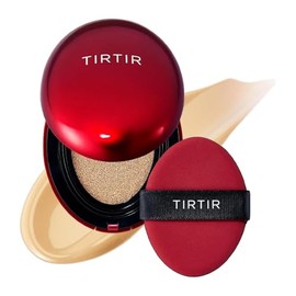 TIRTIR – Mask Fit Red Cushion 18 g – TONO 22W SHEER BEIGE – Base de maquillaje de alta cobertura cushion – larga duración hasta 72 h – acabado satinad