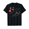 Monogram Initial Letter D Love Heart T-Shirt