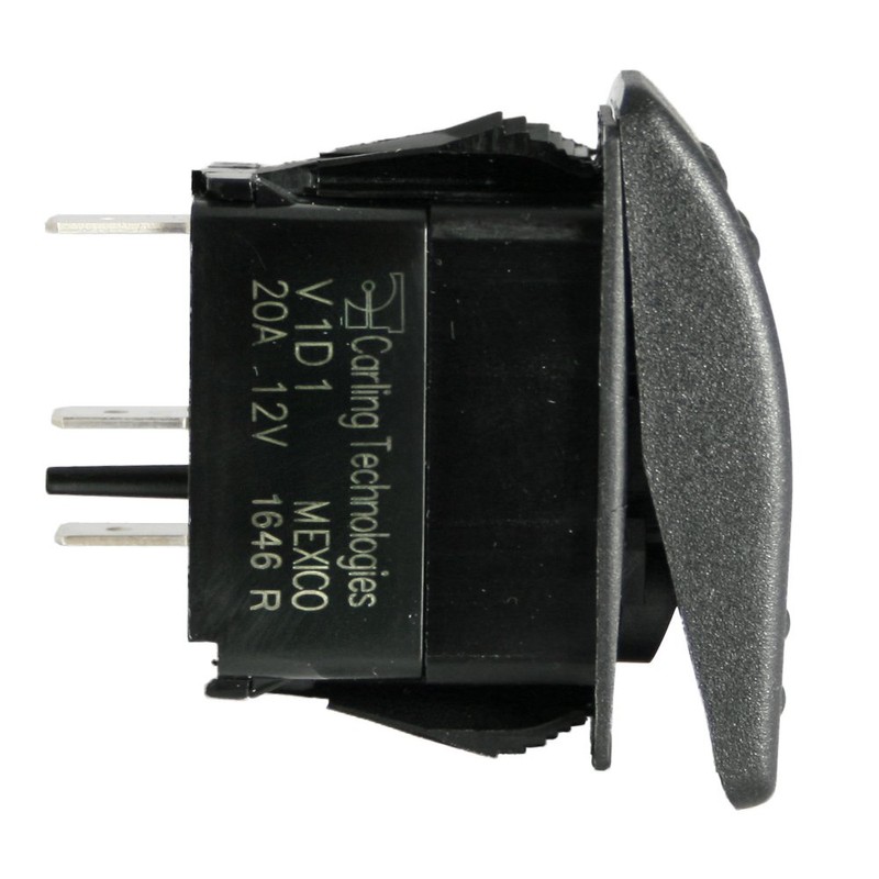 Contura II Carling Rocker Switch - Illuminated Red - V1D1,