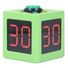 Cube Timer 1.4in 4 Sided Digital Shot Countdown Stopwatch for