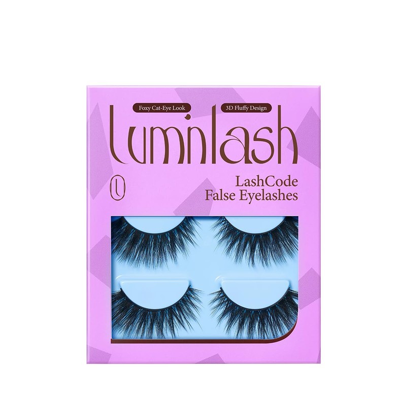 LashCode Pestañas Postizas 3D – Fluffy, One-Piece Design, Aptas para