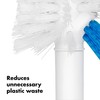 OXO Good Grips Toilet Brush with Rim-Cleaner Replacement Head, White,