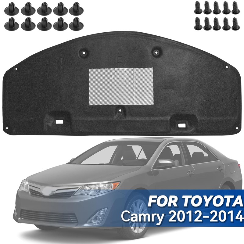 Sound Insulation Pads for Toyota Camry 2012-2014 Front Hood Engine