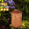 Butterfly Solar Lantern Outdoor Waterproof Hanging Christmas Lights Butterfly Dandelions