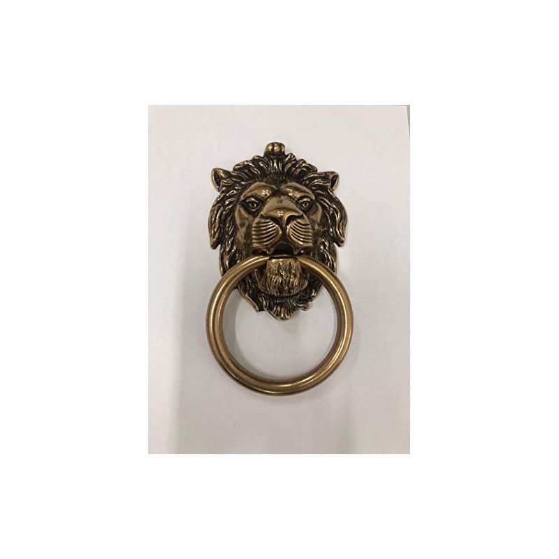 Forge Hardware Studio Brass Lionhead Door Knocker - Brass Home