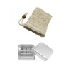 Soap Box Soap Bag Set, Moisture Resistant Aluminium Soap Dishes
