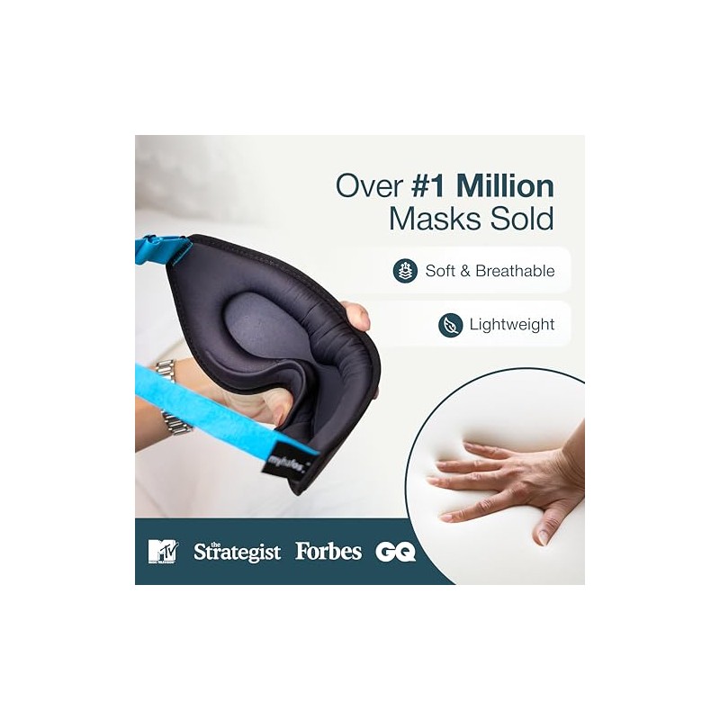 MyHalos® 3D Blackout Eye Mask - Ultimate Comfort for Sleep
