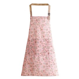 FAIRYGATE Floral Aprons for Women Adjustable Kitchen Apron Vintage Flower Baker Chef Floral Canvas Apron Bib Chefs Pinafore with Pockets for Cooking Baking Gardening A1507
