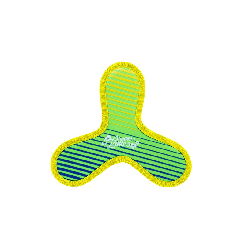 SUMMER GAMES Neoprene Triangle Frisbee Set 23cm Diameter Set of